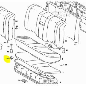 ferma dado con bombatura mercedes a0019900991