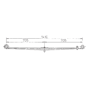 foglia balestra anteriore larghezza 70 iveco 8587382