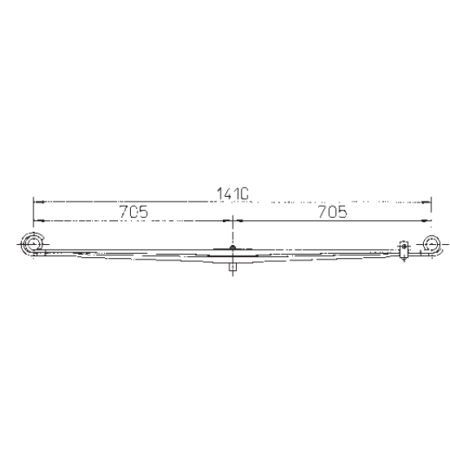foglia balestra anteriore larghezza 70 iveco 8587382