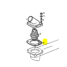guarnizione piana valvola termostatica motore iveco 98443664