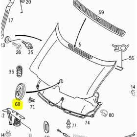 emblema adesivo mercedes A9018100018