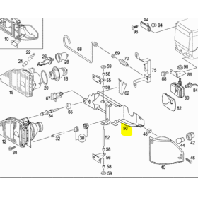 intelaiatura faro mercedes a6288800151