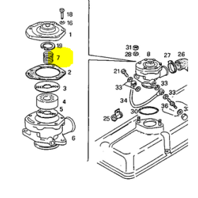 molla sfiato coperchio punterie iveco 4812557