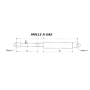 molla a gas stabilus 78441 510N L 717 iveco 8479291