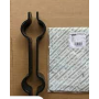 staffa per tassello barra stabilizzatrice iveco 98473579