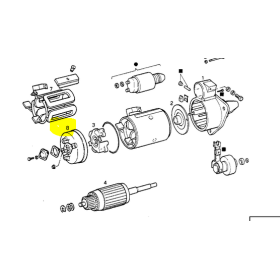 coperchio motorino avviamento iveco 79081047