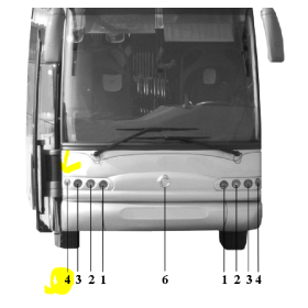 indicatore di direzione anteriore arancio iveco 71701596