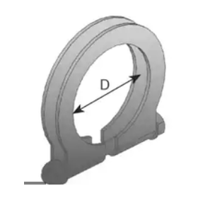 collare per terminale scarico dm 118 iveco 42075779 42090154 42035553 140773