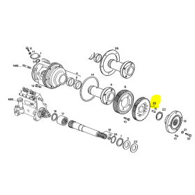 ingranaggio pompa iniezione iveco 4722821