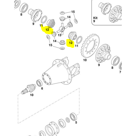 pignone planetario differenziale iveco 4678798