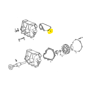 guarnizione pompa acqua iveco 4851437