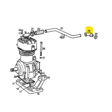 raccordo a gomito iveco 4555394