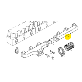 collettore di scarico my way iveco 61321104