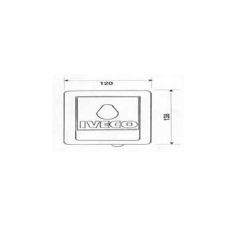 maniglia cofano posteriore iveco 4820193