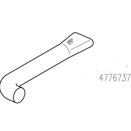 terminale scarico motore iveco 4776737