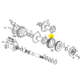 ingranaggio comando pompa iniezione motore 8361 8365 iveco 4722819