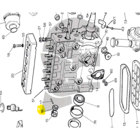 boccola di guida per pompa iniezione iveco 9929611 772354