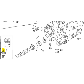 raccordo al sistema lubrificaz/raffreddam basamento iveco 61315021 954985