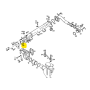 guarnizione collettore testata acqua iveco 61318822