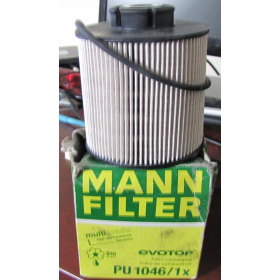 filtro cartuccia gasolio mann pu1046/1x