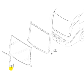 guarnizione parabrezza esterna tourino mercedes a0006710920
