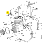 raccordo valvola sicurezza sul compressore scania 381570