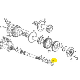 rondella/rosetta ingranaggio distribuzione iveco 4604833