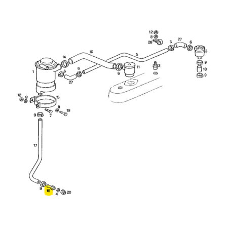 raccordo filettato circuito raffreddamento iveco 4616630