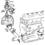 tubo acqua in alluminio leggermente curvo iveco 4697838