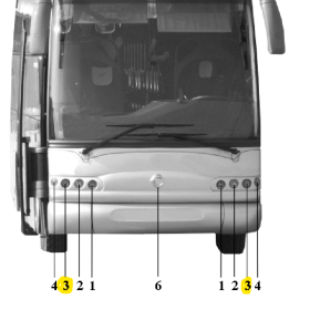 faro rotondo zkw fendinebbia iveco 71701604