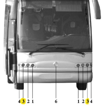 faro rotondo zkw fendinebbia iveco 71701604