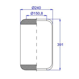 membrana sospensione aria/toopless 1sc 310 28 iveco 5001829866 500036821 41822247 9319759 47467334