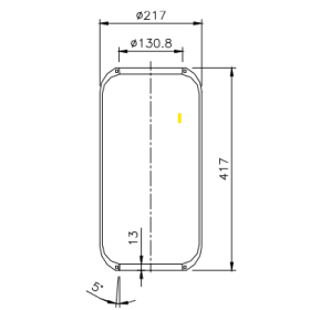 molla aria sospensione/toopless  iveco 4716989 2997743 5000787632, 5000869179, 5010073847