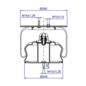 sospensione aria completa cfg 96898 iveco 93195789 140054