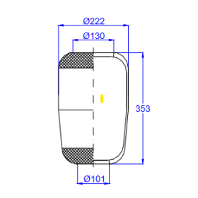 membrana sospens. aria iveco 98411807 8166050 96987 rl96032 sa 520276