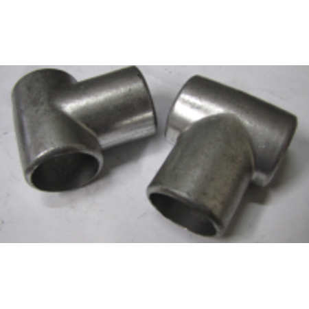 supporto a T alluminio per tubo mancorrenti a 3 vie mm 30 codice 50310