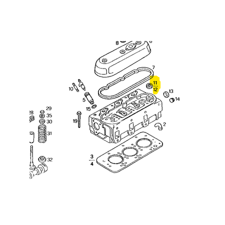tappo di fusione monoblocco motore a scodellino mm 28 iveco 14282470