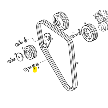 rondella piana 10x25x2 iveco 12646801 12446821 4171011 4700395 470040