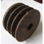 puleggia 3 gole dm77 foro 16 altezza 45 av10 cinghie iveco 51270271