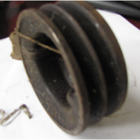 puleggia doppia gola asse 16 con chiavetta dm 93 cinghia av9 iveco 4523920