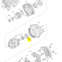 anello per alternatore porta cuscinetto iveco 42533807