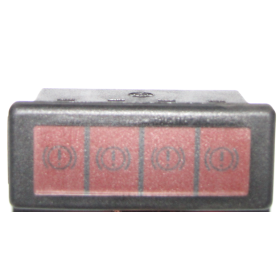 gruppo di 4 indicatore ottico ad incastro cruscotto iveco 4838883