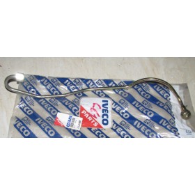 tubo in ferro sagomato e raccordato olio alla turbina iveco 98447111