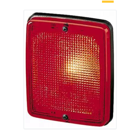 trasparente rosso rifragente interno fanal luce pos post iveco 93191717