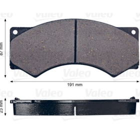 serie pattini freno iveco 1906345 1903486, 1906026, 1906049, 1906070