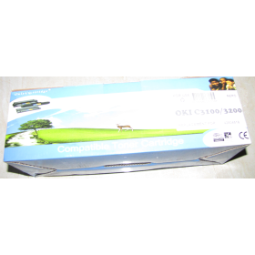 6toner compatibile cartridge oki c3100/c3200 nero codice 42804516