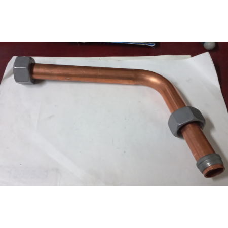 tubazione aria rame raccordata e sagomata iveco 5006302072