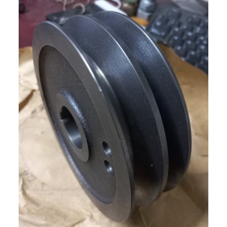 puleggia doppia gola comando alternatore 38x128x28 iveco 61318637