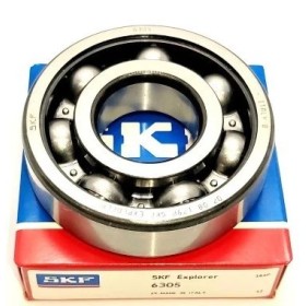 cuscinetto radiale a sfera con tenute o schermi 62x25x17 skf 6305zz