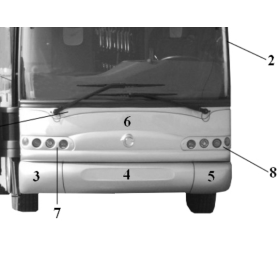 cornice faro anteriore sx domino iveco 71900426